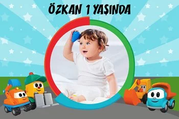 Akıllı Kamyon Leo ile Arkadaşları Temalı Parti Konsept