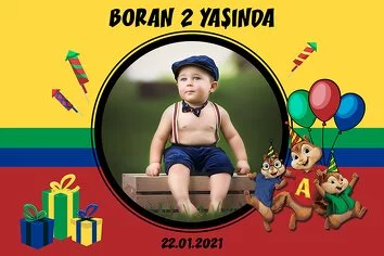 Alvin ve Sincaplar Temalı Parti Konsept