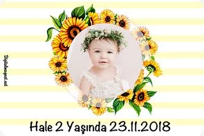 Ayçiçeği Temalı Doğum Günü Konsepti
