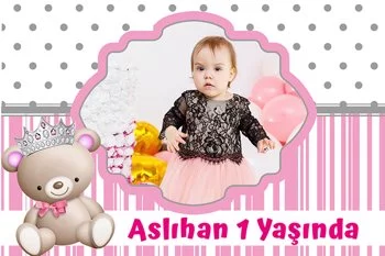 Ayıcık Kız Temalı Doğum Günü Konsepti
