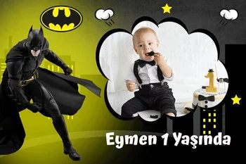 Batman ile Gotham Şehri Temalı Doğum Günü Konsepti