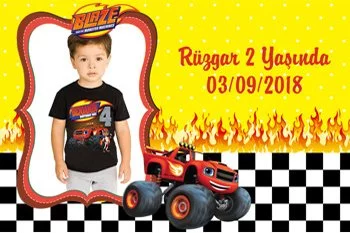 Blaze ve Yol Canavarları Temalı Doğum Günü Konsepti
