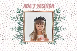 Defne Yaprağı Temalı Doğum Günü Parti Konsept