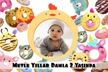 Donut Temalı Parti Konsept