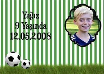 Futbol Temalı Doğum Günü Konsept