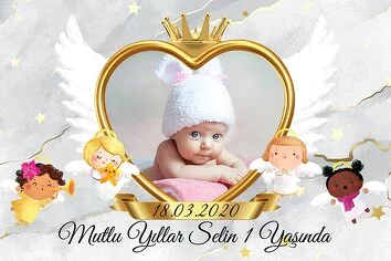 Gold Angel Temalı Parti Konsept