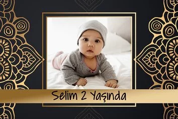 Gold Desen Temalı Parti Konsept