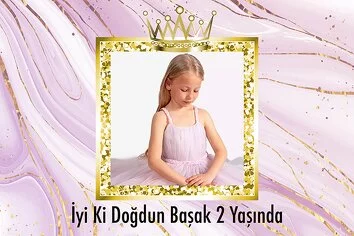 Gold Taç ve Pembe Temalı Parti Konsept