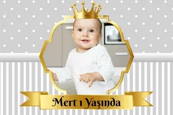 Gri Beyaz Puantiye ile Gold Çerçeve Temalı Parti Konsept