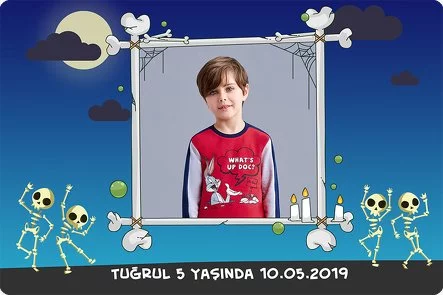 İskelet Temalı Doğum Günü Konsepti