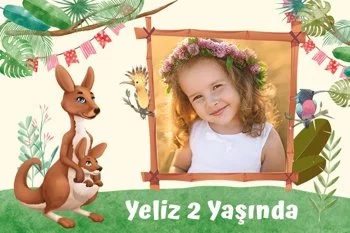 Kanguru Temalı Doğum Günü Konsepti
