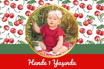 Kiraz Temalı Doğum Günü Parti Konsept 