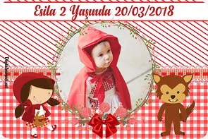 Kırmızı Başlıklı Kız ve Kurt Temalı Doğum Günü Konsepti