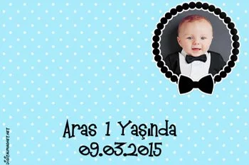 Küçük Adam Temalı Doğum Günü Konsepti