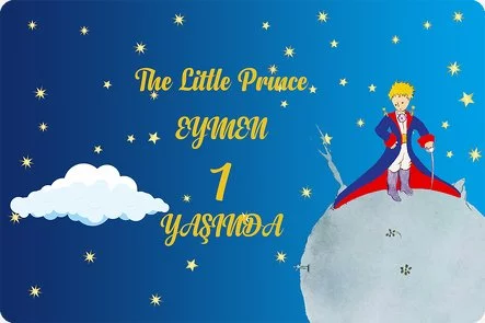 Küçük Prens Lacivert Temalı Doğum Günü Konsepti