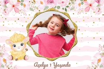 Kuzu Pembe Çizgili Temalı Parti Konsept