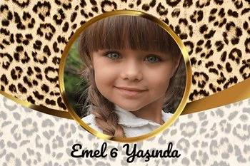 Leopar Temalı Doğum Günü Parti Konsept