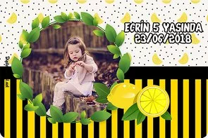 Limon 2 Temalı Doğum Günü Konsepti