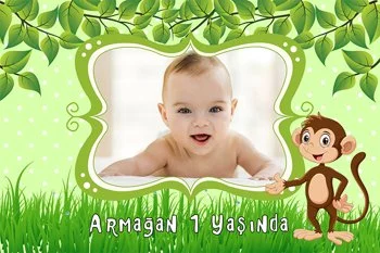 Maymun Temalı Doğum Günü Konsepti