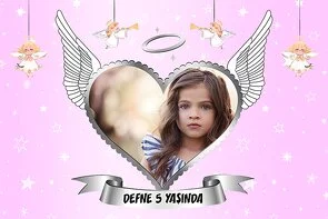 Melek Kanatlı Çerçeve Temalı Parti Konsept