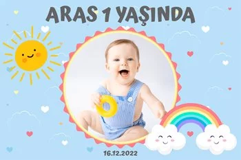 Neşeli Gökkuşağı Temalı Parti Konsept