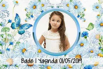 Papatya ve Kelebek Tema Parti Konsept