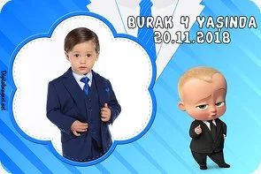 Patron Bebek Temalı Doğum Günü Konsepti