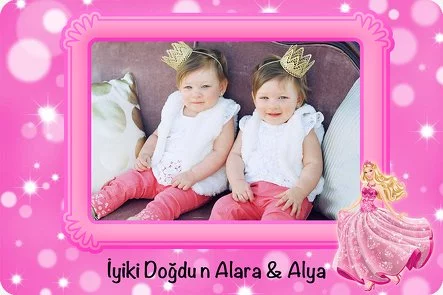 Pembe Prenses Temalı Doğum Günü Konsepti