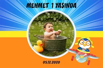 Penguen ile Planör Temalı Doğum Günü Konsepti