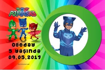 Pijamaskeliler Doğum Günü Konsepti