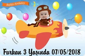Pilot Temalı Doğum Günü Konsepti