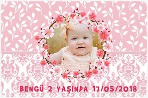 Pink Flower Temalı Doğum Günü Parti Konsepti