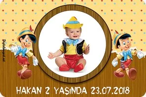 Pinokyo Temalı Doğum Günü Konsepti