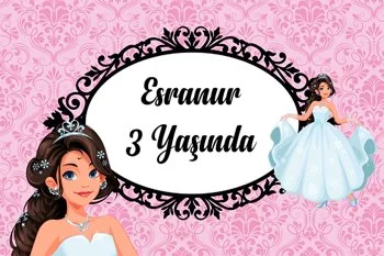 Prenses Pembe Fon Temalı Parti Konsept