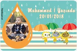 Rain Temalı Doğum Günü Konsepti