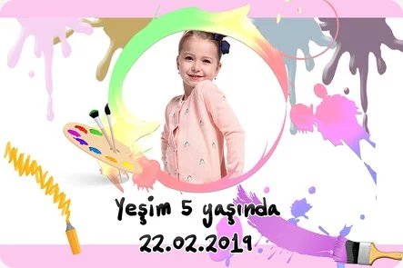 Renkli Boyalar Temalı Parti Konsept