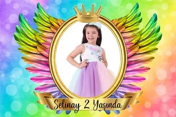 Renkli Kanatlar Temalı Parti Konsept