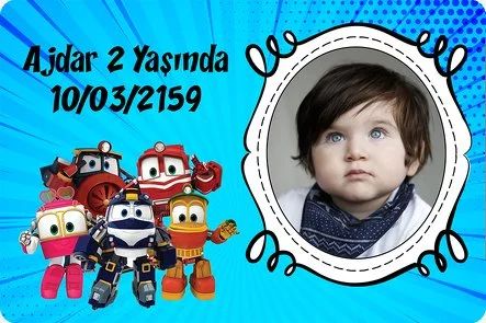 Robot Trenler Temalı Doğum Günü Parti Konsept