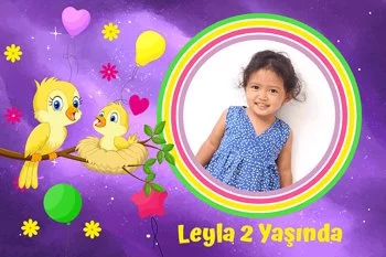 Sarı Kanarya Temalı Doğum Günü Konsepti