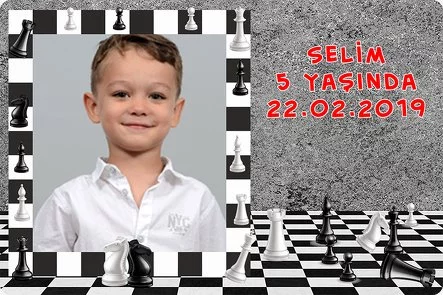 Satranç Temalı Doğum Günü Konsepti