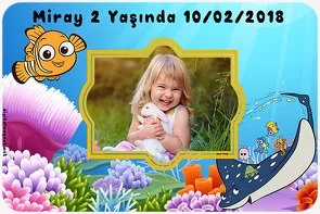 Sevimli Balık Temalı Doğum Günü Konsepti