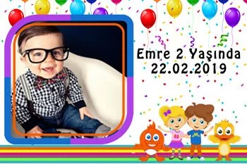 Sevimli Dostlar Temalı Doğum Günü Konsepti