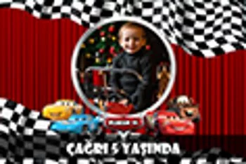 Şimşek Mcqueen Sahne Temalı Parti Konsept