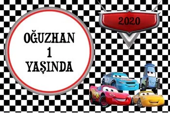 Şimşek Mcquen Temalı Doğum Günü Parti Konsepti
