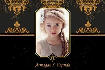 Siyah Damask Temalı Parti Konsept