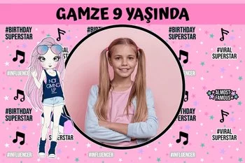 Süperstar Temalı Doğum Günü Konsepti