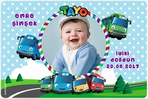 Tayo Temalı Doğum Günü Konsepti