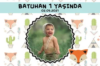 Tilki ile Kaktüs Temalı Parti Konsept