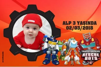 Tranformers Temalı Doğum Günü Konsepti