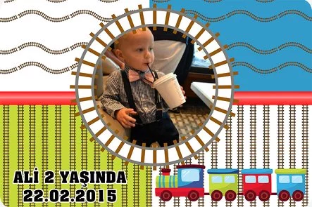 Tren 2 Temalı Doğum Günü Konsepti